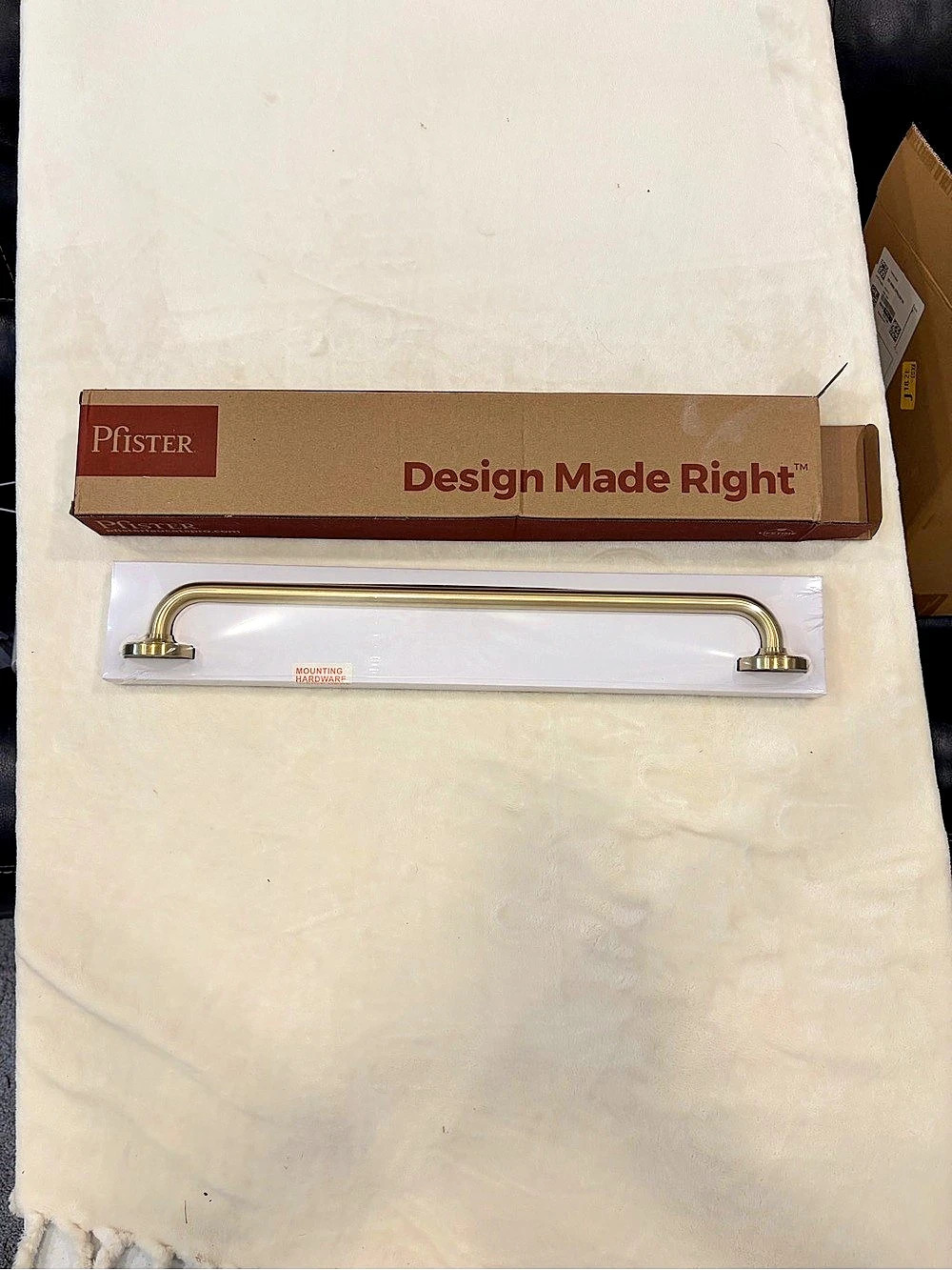 Pfister Tenet Brushed Gold 18" Towel Bar NWT